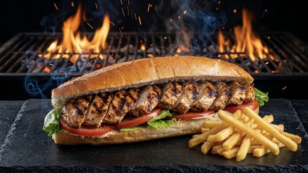 Chicken Breast in a Baguette